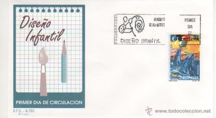Sellos: DISE&Ntilde;O INFANTIL.-1991