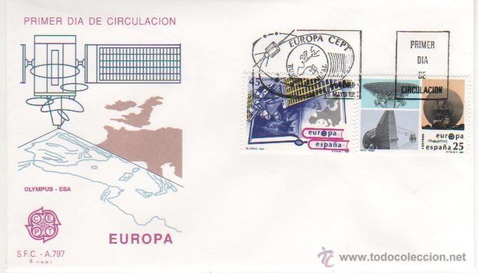 Sellos: EUROPA. EUROPA ESPACIAL.-1991