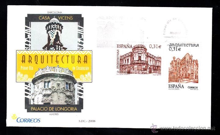 Sellos: ESPA&Ntilde;A SPD 4402/07 - A&Ntilde;O 2008 - ARQUITECTURA - Foto 2