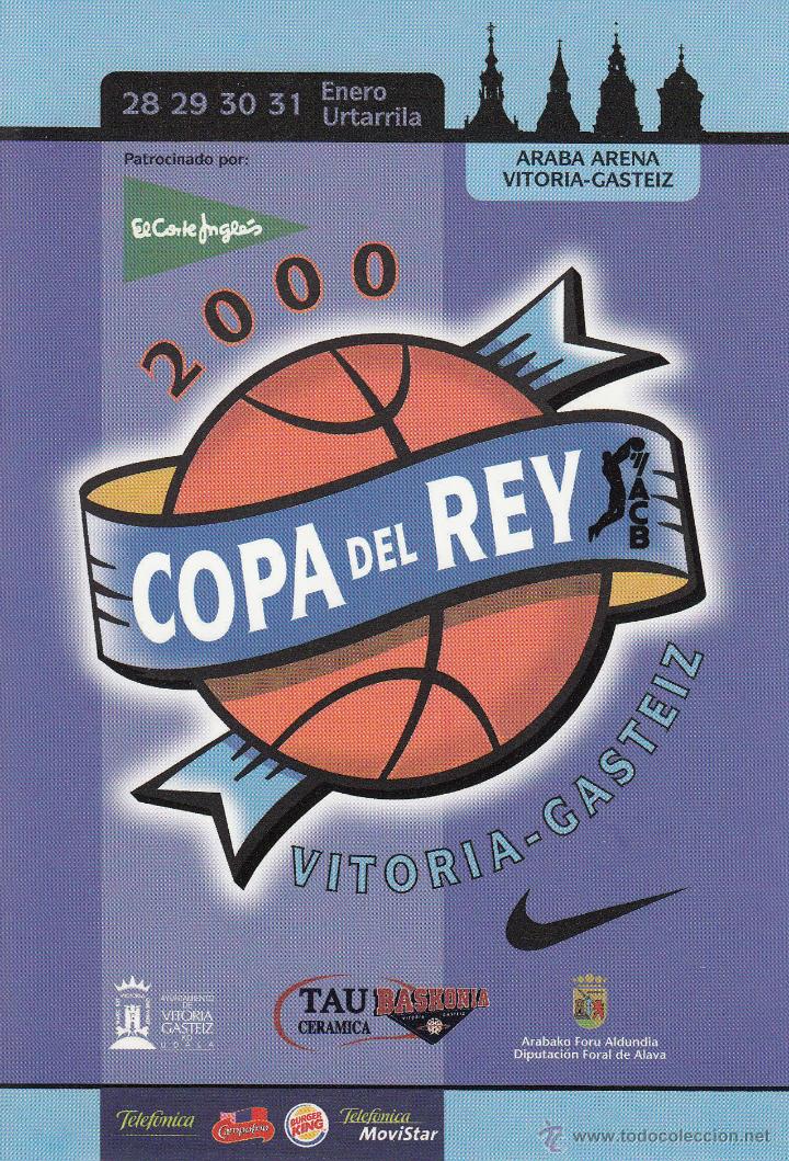 Sellos: POSTAL: COPA DEL REY DE BALONCESTO. VITORIA 2000 - Foto 1