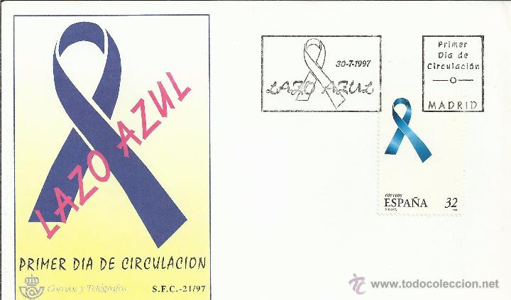 Sellos: MADRID SPD FDC CAMPA&Ntilde;A LAZO AZUL - Foto 1