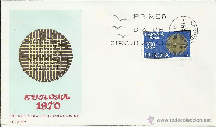 Sellos: MADRID SPD FDC EUROPA CEPT 1970 - Foto 1