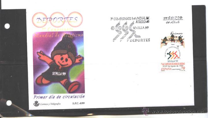 Sellos: ESPA&Ntilde;A 1999 - SPD EDIFIL NRO. 3627 - NUEVO - Foto 1