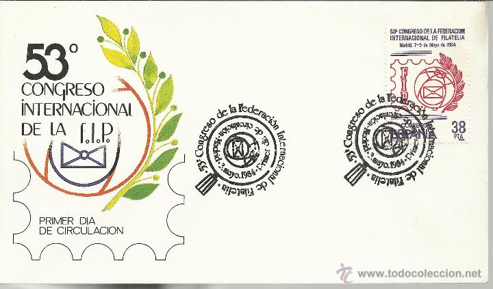 Sellos: ESPA&Ntilde;A SPD FDC CONGRESO DE LA FIP - Foto 1