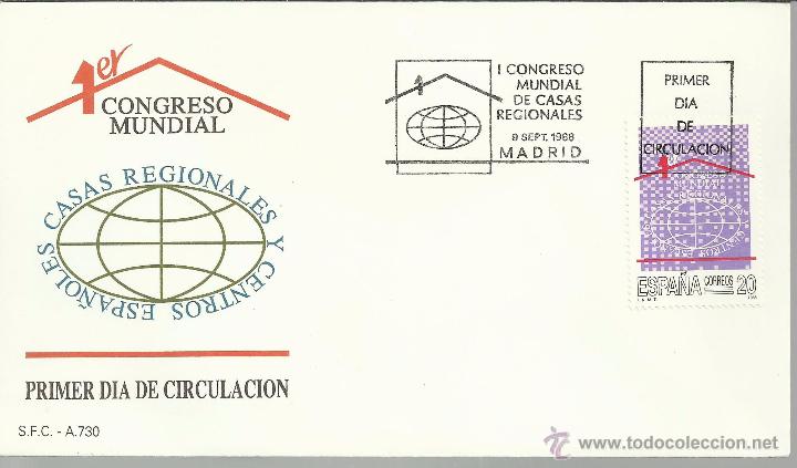 Sellos: ESPA&Ntilde;A SPD FDC CONGRESO CASAS REGIONALES - Foto 1