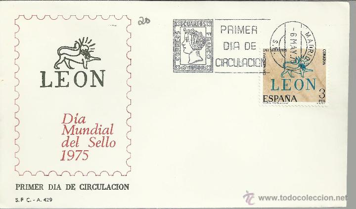 Sellos: ESPA&Ntilde;A SPD FDC DIA DEL SELLO 1975 - Foto 1