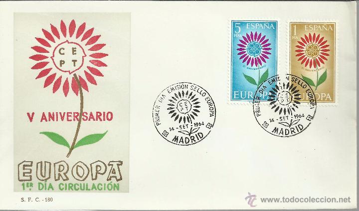 Sellos: ESPA&Ntilde;A SPD FDC EUROPA CEPT 1964 - Foto 1