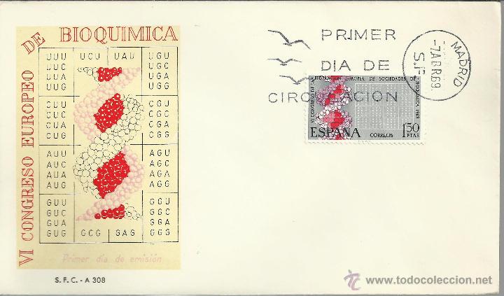Sellos: ESPA&Ntilde;A SPD FDC CONGRESO DE BIOQUIMICA - Foto 1