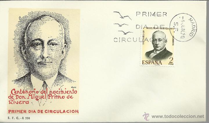 Sellos: ESPA&Ntilde;A SPD FDC MIGUEL PRIMO DE RIVERA - Foto 1