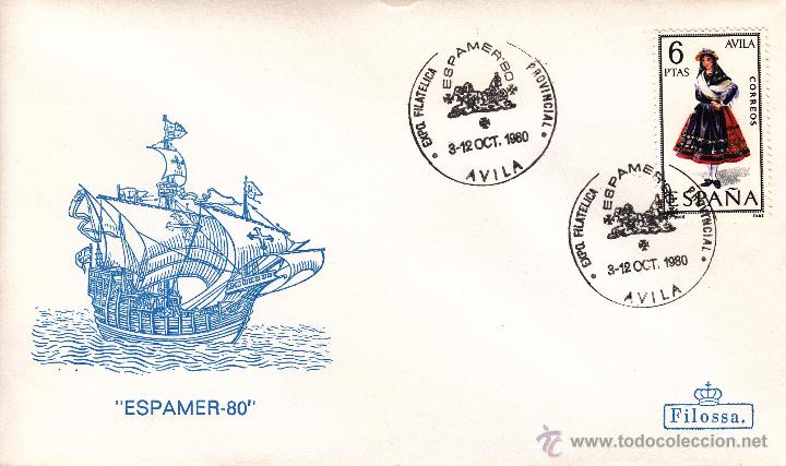 Sellos: SOBRE: 1980 AVILA: ESPAMER-80 - Foto 1