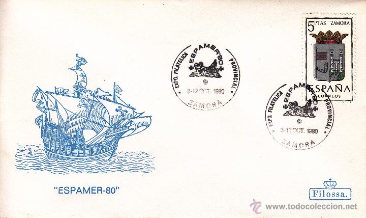 Sellos: SOBRE: 1980 ZAMORA. ESPAMER-80 - Foto 1