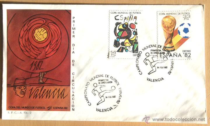 Sellos: MUNDIAL ESPA&Ntilde;A 82 - VALENCIA - Foto 1