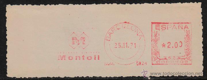 Sellos: FRANQUEO MECANICO N&ordm; 5824, MONTOIL - Foto 1
