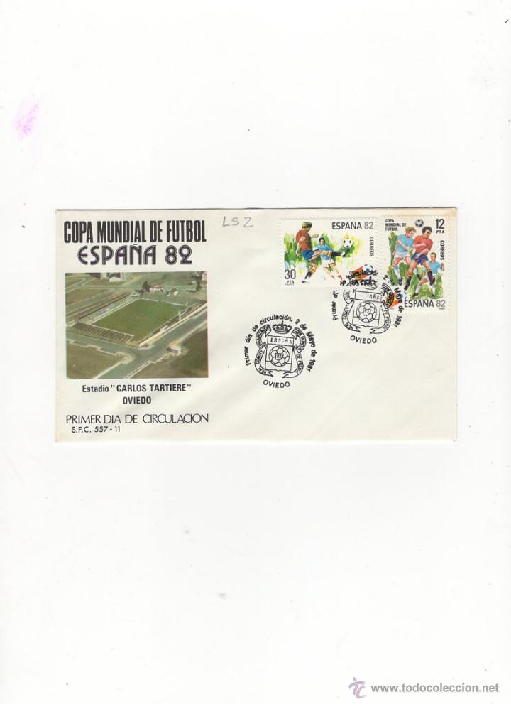 Briefmarken: SOBRES 1&ordm; DIA DE CIRCULACION, COPA MUNDIAL DE FUTBOL,ESPA&Ntilde;A 82.