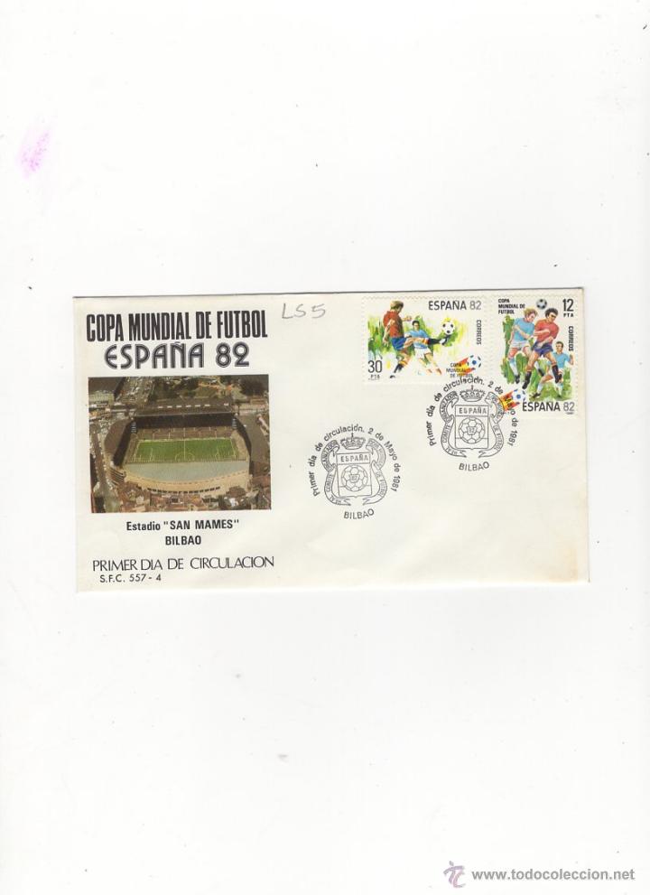 Briefmarken: SOBRES 1&ordm; DIA DE CIRCULACION, COPA MUNDIAL DE FUTBOL,ESPA&Ntilde;A 82.