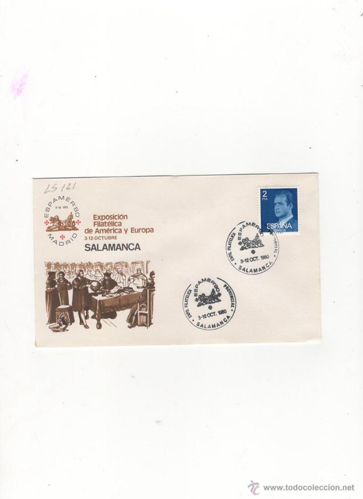 Sellos: SOBRE ESPAMER  80,SALAMANCA. - Foto 1