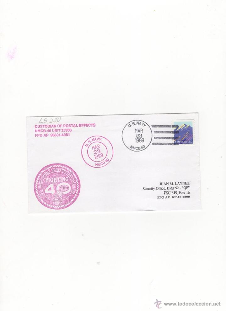 Timbres: SOBRES. US NAVAL MOBILE CONSTRUCTION BATTALION, USA, 1999.