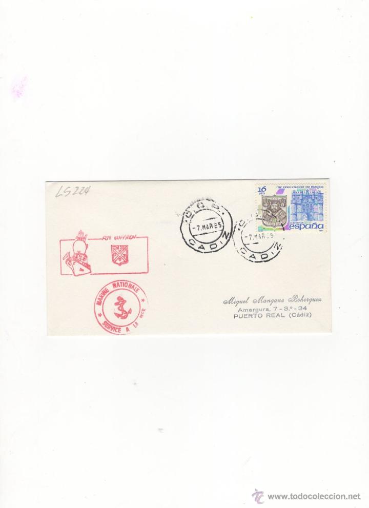 Timbres: SOBRES. MARINE NATIONALE , SERVICE A LA MER, 1985.
