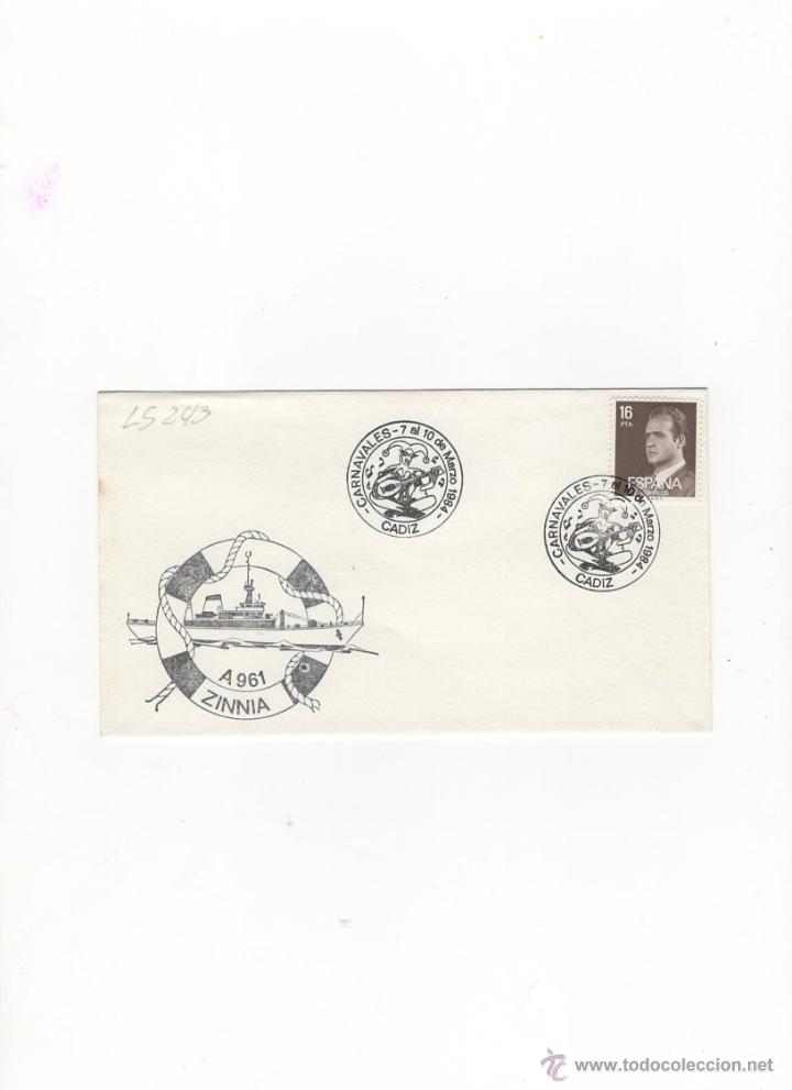 Sellos: SOBRE. A 961 ZINNIA, 1984. - Foto 1