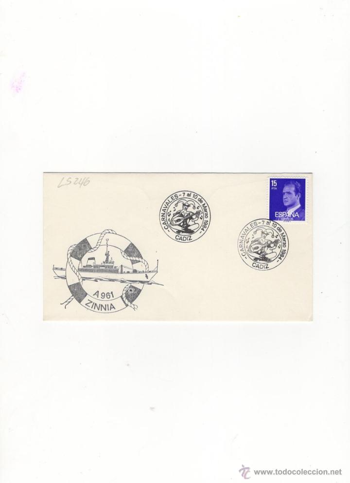 Sellos: SOBRE. A 961 ZINNIA, 1984. - Foto 1