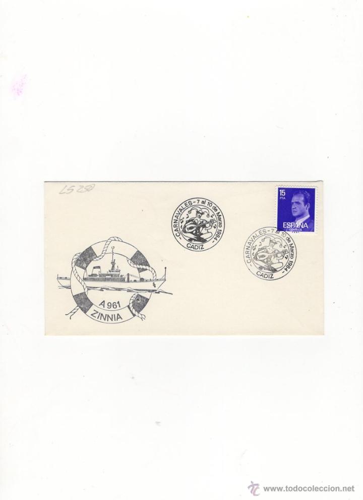 Sellos: SOBRE. A 961 ZINNIA, 1984. - Foto 1