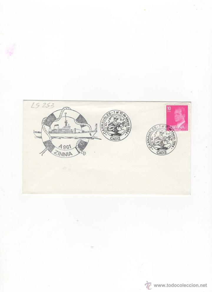 Sellos: SOBRE. A 961 ZINNIA, 1984. - Foto 1
