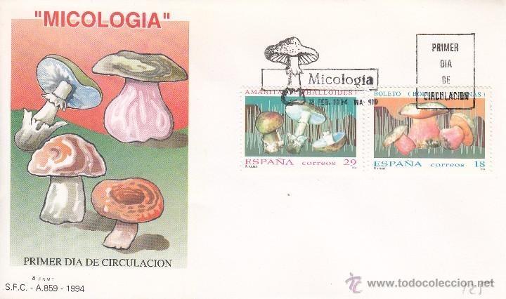 Sellos: SOBRE: 1994 MADRID. MICOLOGIA - Foto 1