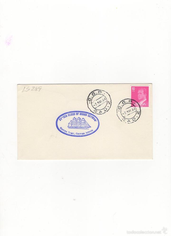 Briefmarken: SOBRE. SY SEA CLOUD OF GRAND CAYMAN, GEORGE TOWN, ISLAS CAYMAN,1984.