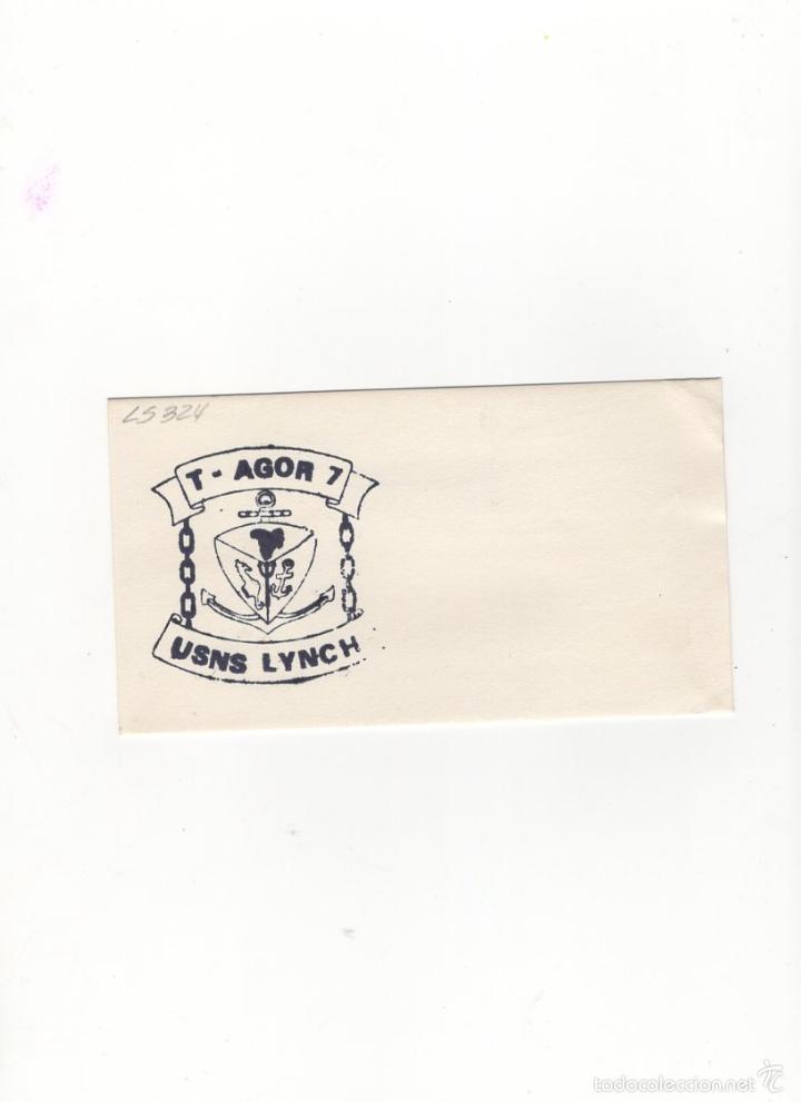 Sellos: SOBRE. USNS LYNCH, T-AGOR 7. - Foto 1