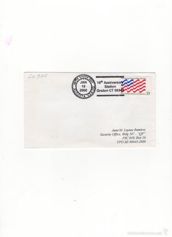 Stamps: SOBRE.UNITED STATES SHIP-AUGUSTA SSN-710, 2000.