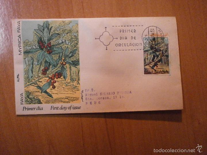 Briefmarken: SOBRE PRIMER DIA DE CIRCULACION MYRICA FAYA