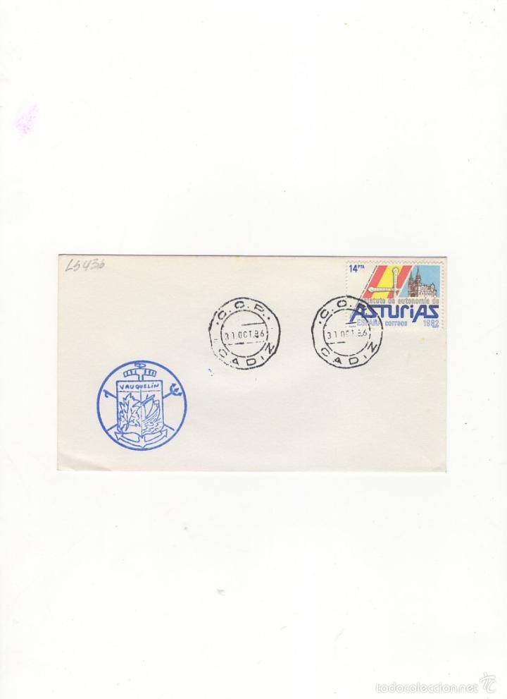 Selos: SOBRE. VAUQUELIN, ASTURIAS,1986.