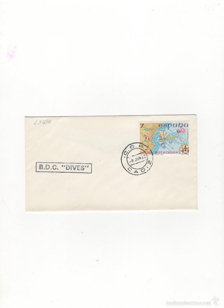 Sellos: SOBRE. B.D.C.&acute;&acute;DIVES &acute;&acute;, ESPA&Ntilde;A, 1982. - Foto 1
