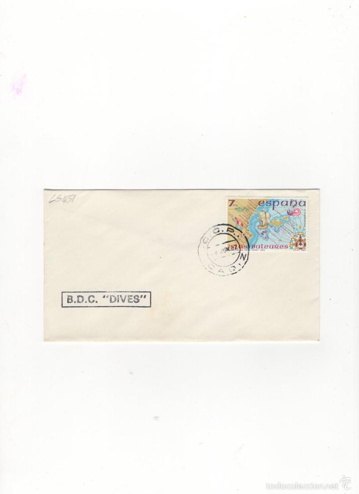 Sellos: SOBRE. B.D.C.&acute;&acute;DIVES &acute;&acute;, ESPA&Ntilde;A, 1982. - Foto 1