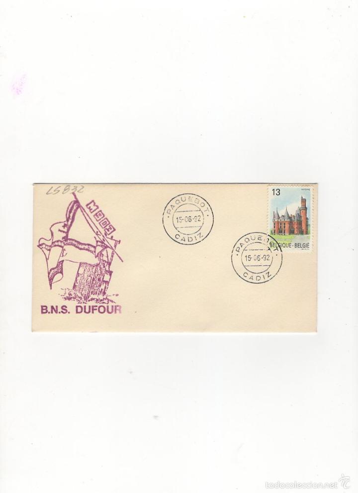 Timbres: SOBRE. B.N.S. DUFOUR  M 903, BELGIQUE, 1992.