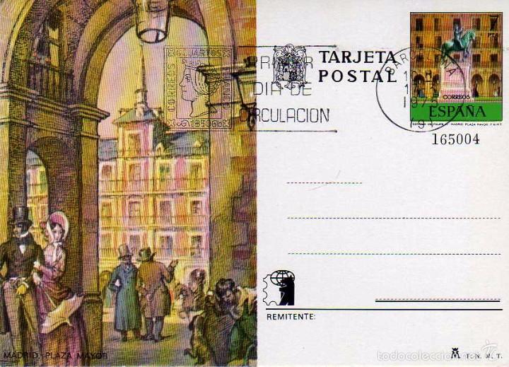 Sellos: POSTAL PLAZA MAYOR MADRID - Foto 1