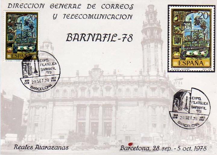 Sellos: POSTAL BARNAFIL 78 BARCELONA - Foto 1