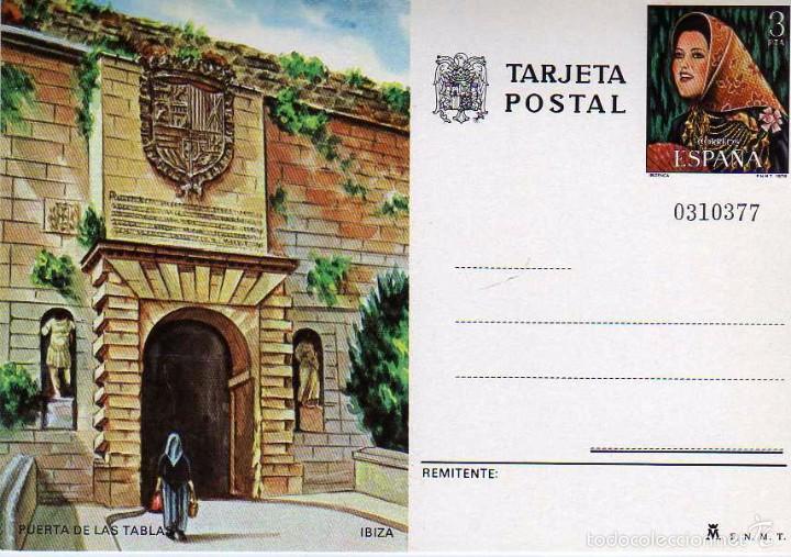 Sellos: POSTAL PUERTA DE LAS TABLAS - Foto 1