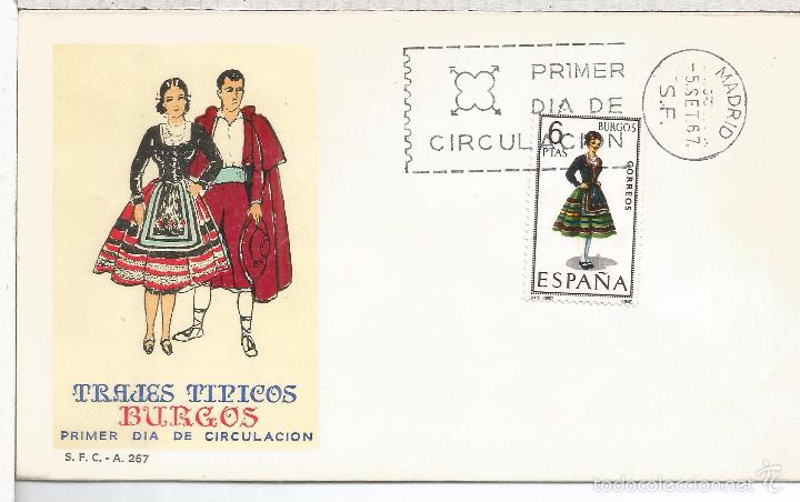 Sellos: FDC SPD MADRID TRAJE TIPICO DE BURGOS - Foto 1