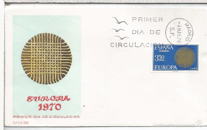 Sellos: MADRID FDC SPD 1970 EUROPA CEPT - Foto 1