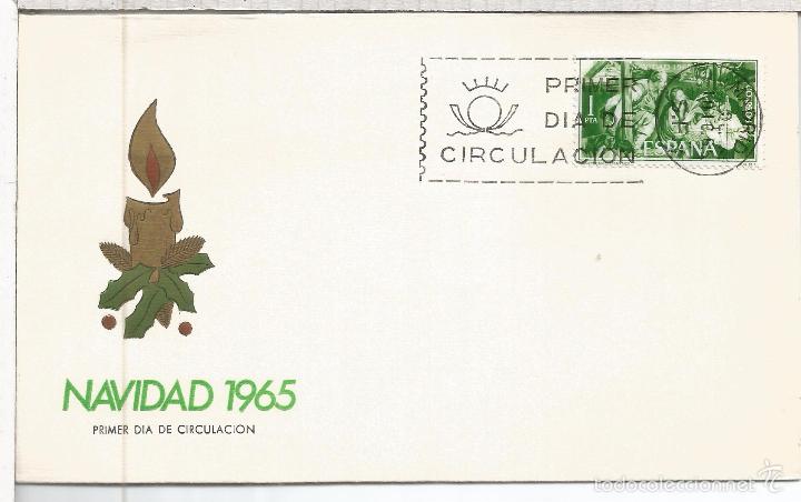 Sellos: MADRID FDC SPD NAVIDAD 1965 - Foto 1