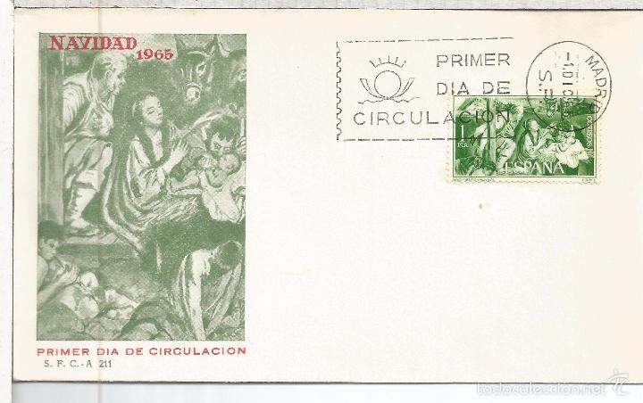 Sellos: MADRID FDC SPD NAVIDAD 1965 - Foto 1