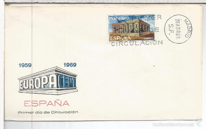 Sellos: MADRID FDC SPD 1969 EUROPA CEPT - Foto 1