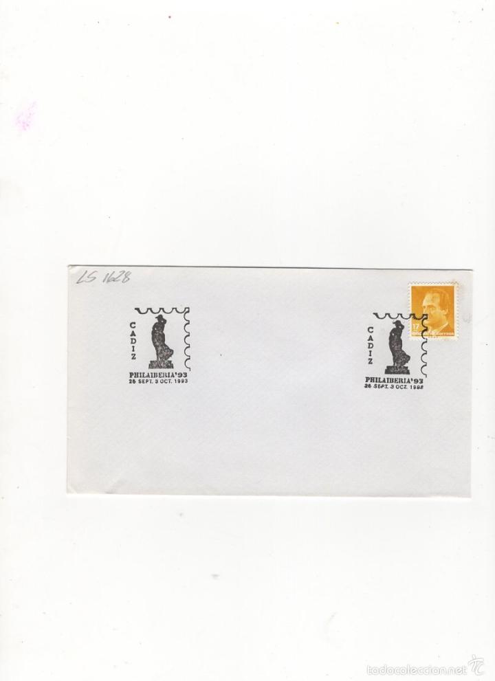 Sellos: SOBRE. PHILAIBERIA&acute;93, CADIZ, 1993. - Foto 1
