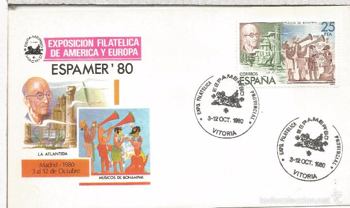 Sellos: MATASELLOS CIBELES ESPAMER 80 VITORIA - Foto 1