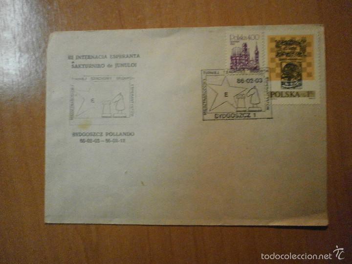Briefmarken: SOBRE III INTERNACIO ESPERANTA SAKTURNIRO DE JUNULOJ