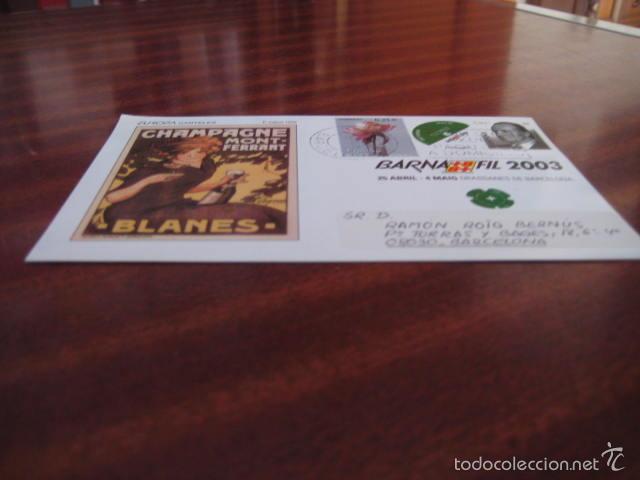 Sellos: Tarjeta postal Barnafil 2003. Matasellada - Foto 1