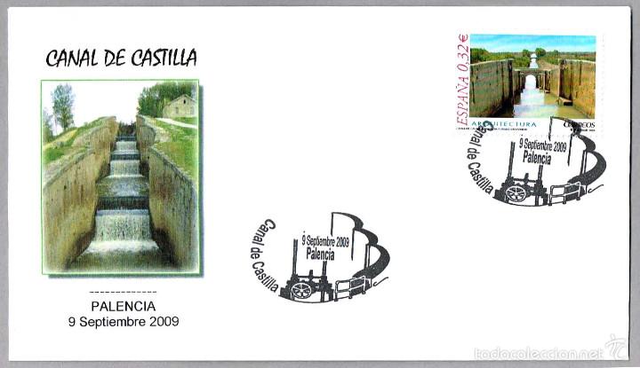 Sellos: Matasellos CANAL DE CASTILLA. Palencia 2009 - Foto 1