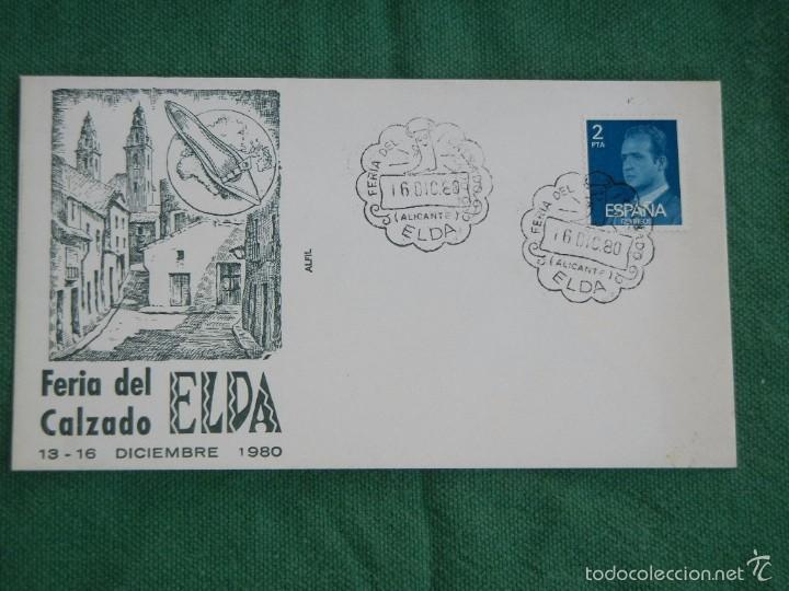 Sellos: E80M251 - FERIA DEL CALZADO - ELDA 1980 - Foto 1