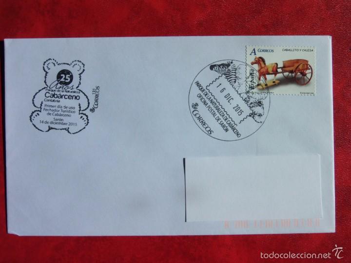 Francobolli: OFICINA POSTAL DE SAR&Oacute;N - PARQUE NATURAL DE CAB&Aacute;RCENO - OSITO, CEBRA, ELEFANTE.